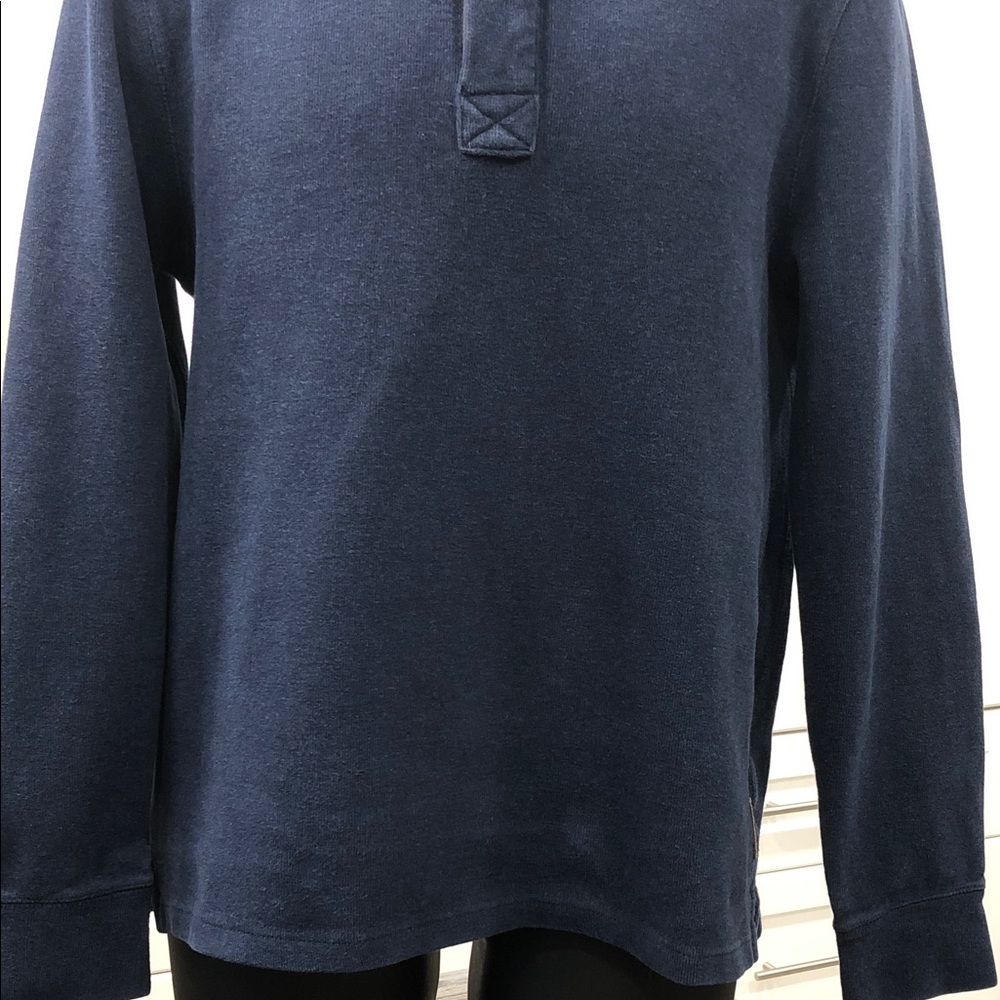 Roots ¼ Zip Sweatshirt – Denim Blue – Medium / Fits Like Men’s Small - Picture 4 of 14